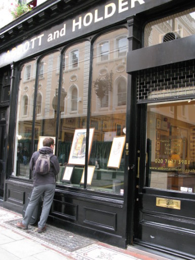 Abbott and Holder Gallery in Bloomsbury London Abbott and Holder Gallery in Bloomsbury London