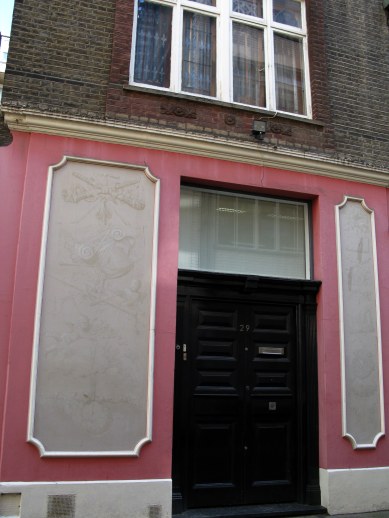 Artistic entrance decoration Bloomsbury London Artistic entrance decoration Bloomsbury London