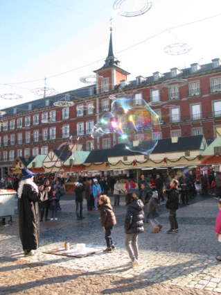 Christmas Market Madrid in the Plaza Mejor Christmas Market Madrid in the Plaza Mejor