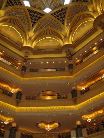 Interior dome Emirates Palace Hotel Abu Dhabi Interior dome Emirates Palace Hotel Abu Dhabi