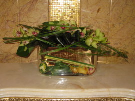 Orchid arrangement Emirates Palace Hotel Abu Dhabi Orchid arrangement Emirates Palace Hotel Abu Dhabi