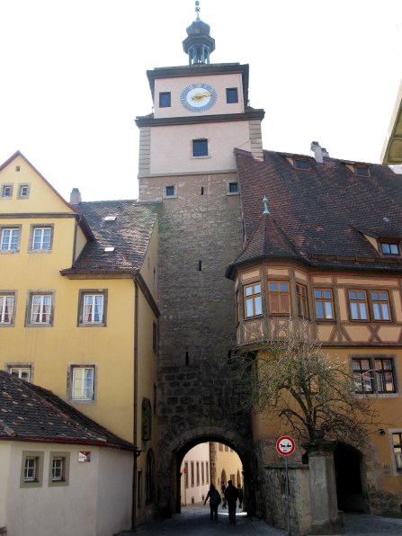 Rothenburg ob der Tauber city gateway Rothenburg ob der Tauber city gateway