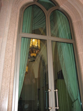 Window reflections Emirates Palace Hotel Abu Dhabi Window reflections Emirates Palace Hotel Abu Dhabi