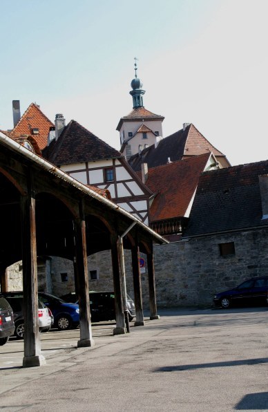 Rothenburg ob der Tauber city roofline Rothenburg ob der Tauber city roofline