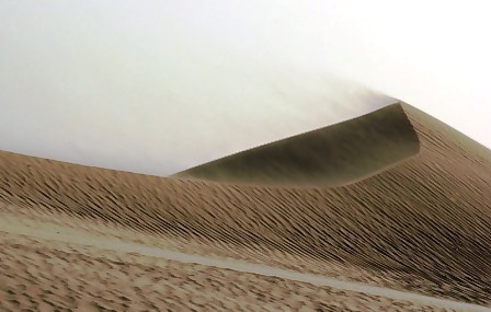 Abu Dhabi Desert: Dune wind