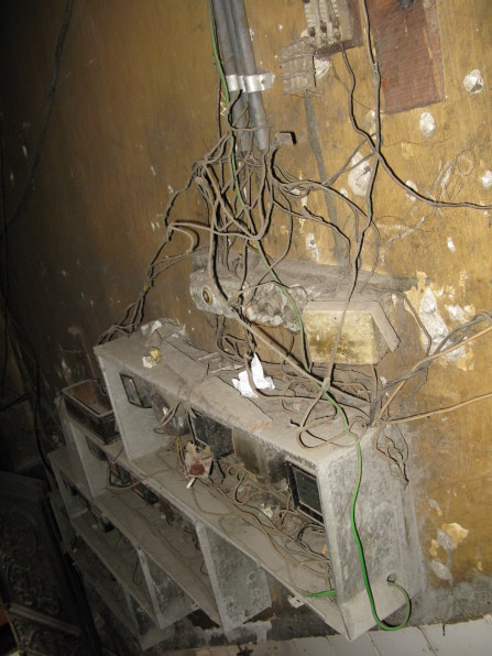 Apartment house central wiring Havana Cuba. 