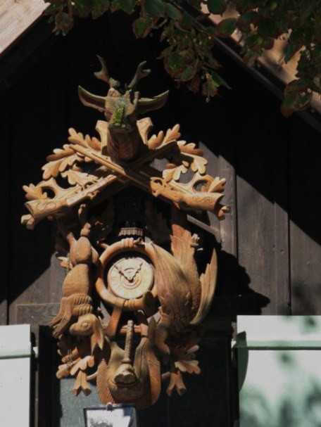 Black forest cuckoo clock in Hohenschwangau Bavaria