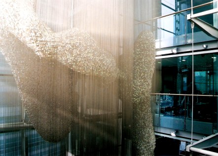 Thomas Heatherwick's Bleigiessen in London - suspended animation