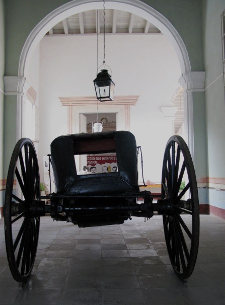 Carriage in Palacio Cantero Trinidad de Cuba