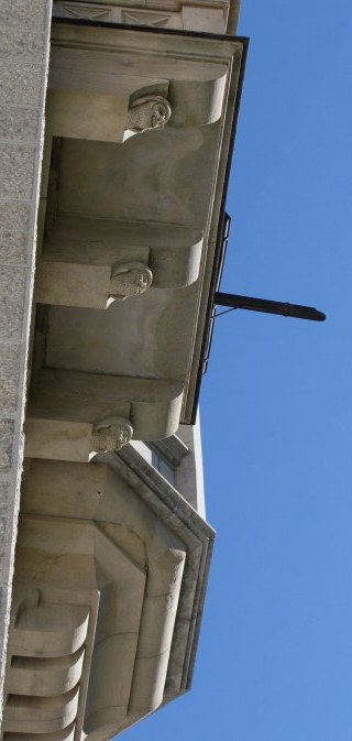 Carved support beams Neuschwanstein Castle Bavaria
