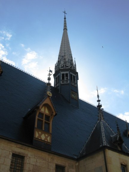 Chapel spires of the Hospices de Beaune