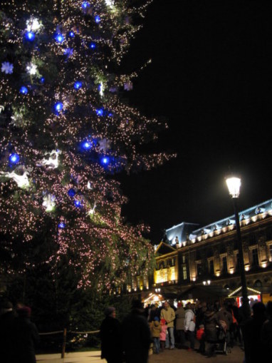 Christmas Market Strasbourg in the Place Kléber