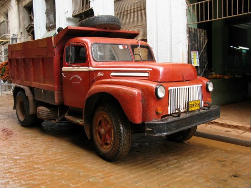 Classic old truck in Havana Cuba