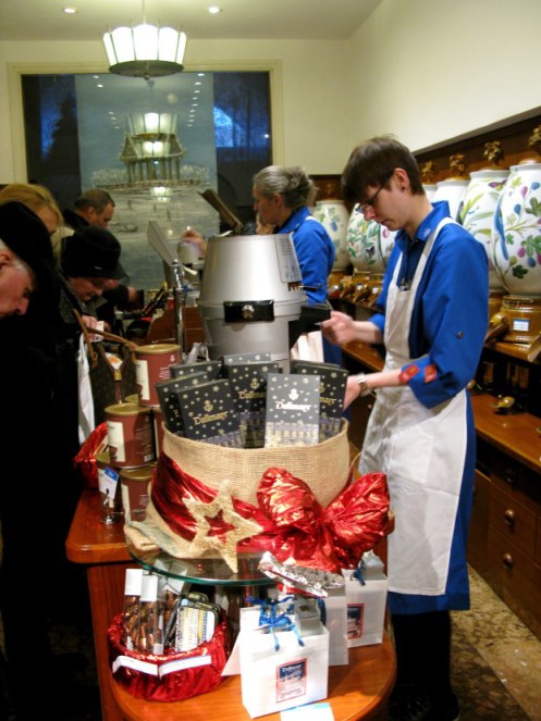 Coffee section at  Dallmayr store Munich