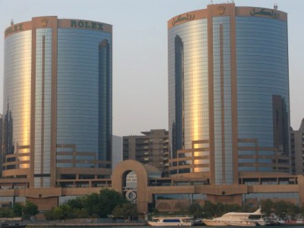 Deira Twin Towers on Dubai Creek