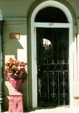 Doorway in the French Quarter New Orleans