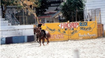 Escort riders in arena – Agricultural Fair - Havana