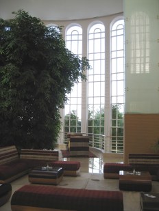 Foyer of Kathargo hotel in Hammamet Tunisia