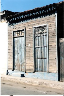 Doors in Havana barrio