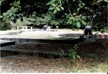 Hidden Gun emplacements at Bradley’s Head on Sydney Harbour