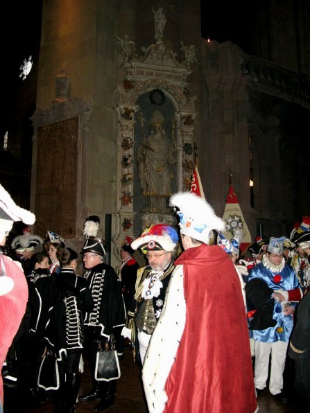 Mainz Carnival Sunday in cathedral