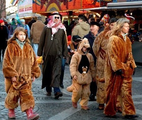 Mainz Fastnacht kangaroo family