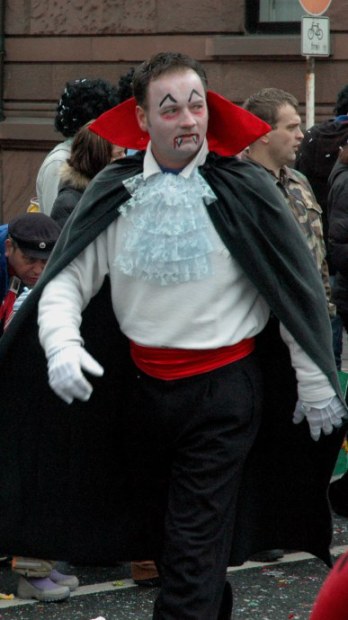 Mainz Germany Carnival and Count Dracula