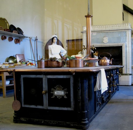 Massive oven in kitchen of Neuschwanstein Castle Bavaria