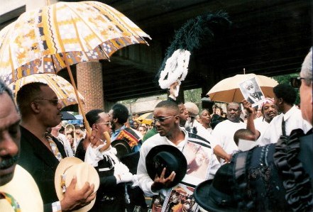 Mourners Jazz Funeral New Orleans