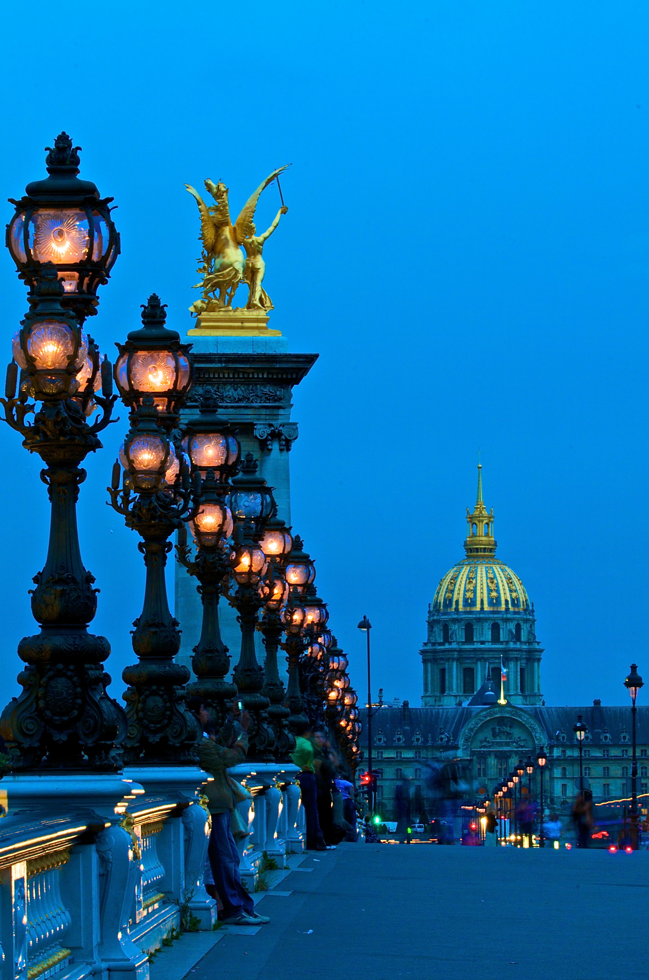 Pont Alexandre III at twilight