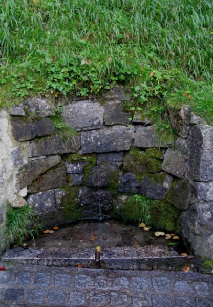 Natural spring en route to Neuschwanstein Castle Bavaria