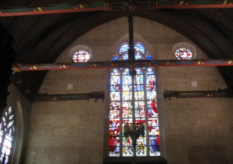 Stained glass windows Hospices de Beaune