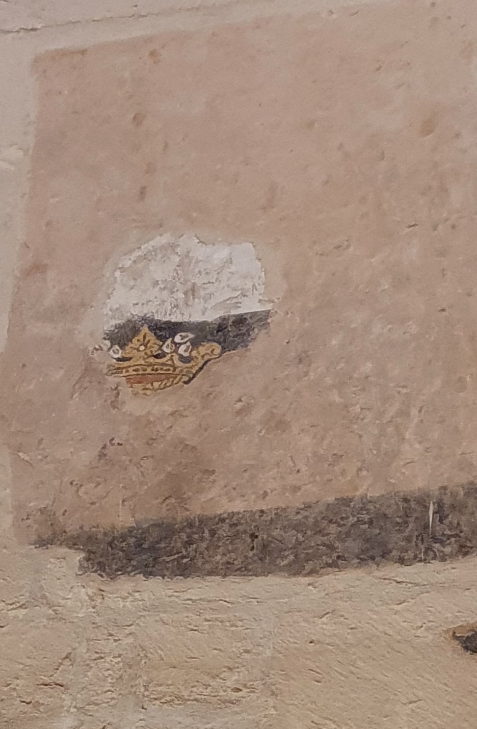 Urval, Dordogne, France –fersco traces in village church
