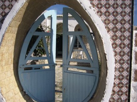Villa entrance door Tunisia