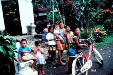 Village children in Bali