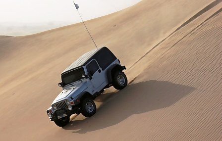 Abu Dhabi Desert Dune bashing – Jeep