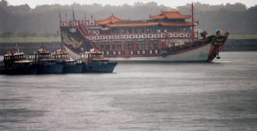 Admiral Cheng Ho Cruise Ship in Singapore Harbour