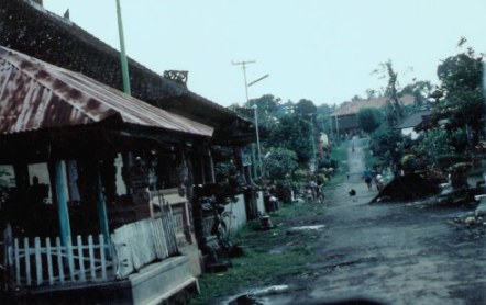 Bali mountain village street