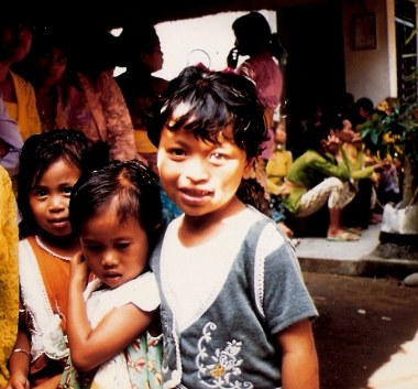 Bali village children
