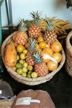 Basket of fruits-Agricultural Fair - Havana-Cuba