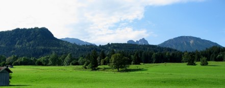Bavarian countryside en route to Neuschwanstein