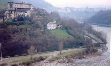 Brembilla Valley -Bergamo in the distance 