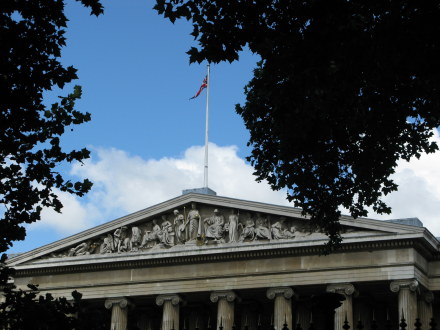 British Museum Columns and plinth