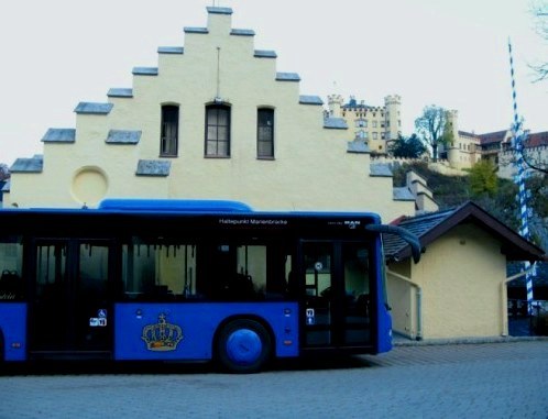 Bus to Marienbrücke Neuschwanstein Castle Bavaria