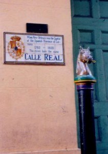 Calle Real in the French Quarter New Orleans