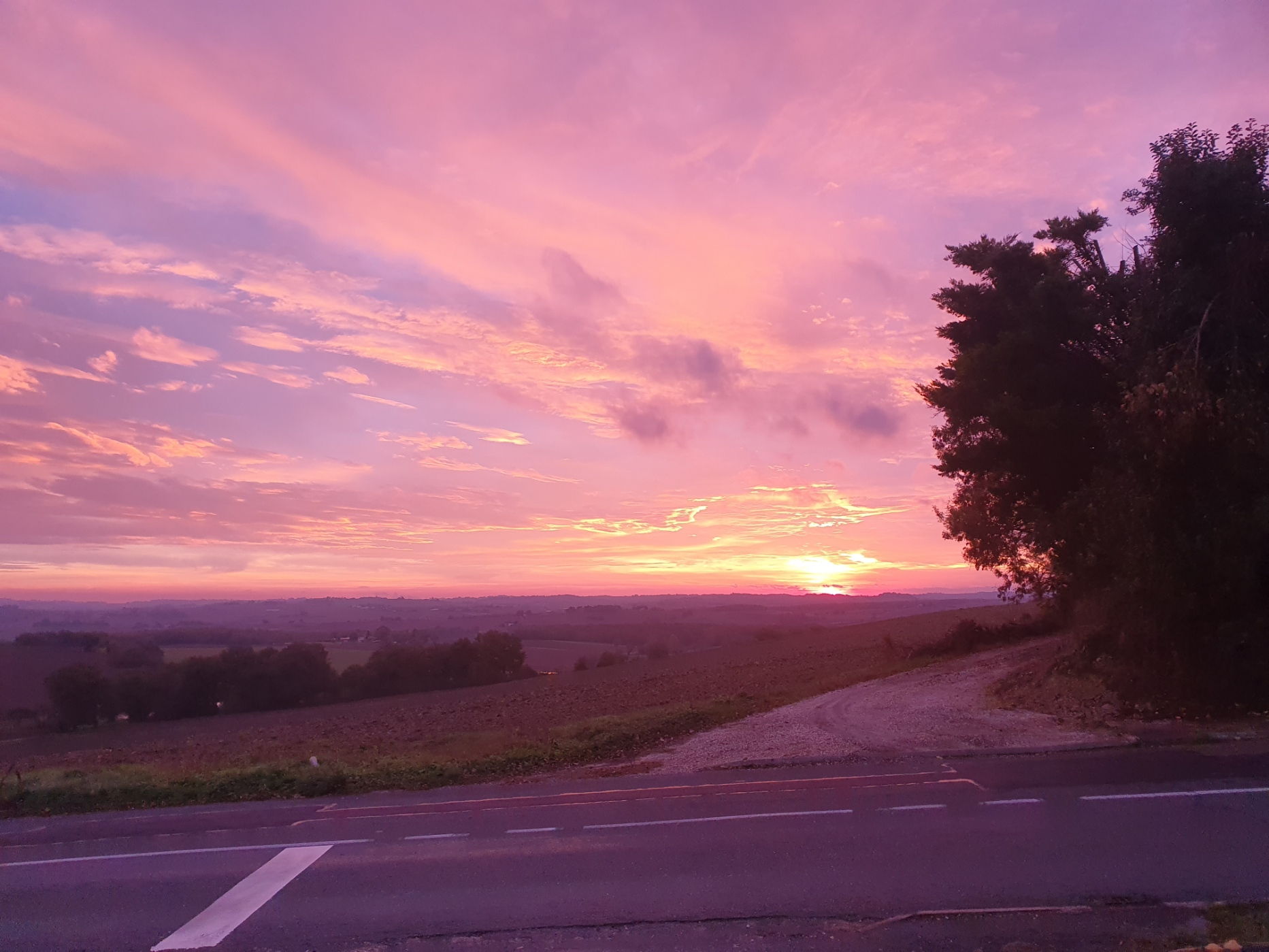Chambre d'Hôtes Four Winds sunset view