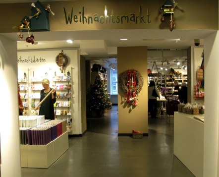 Christmas market at  Dallmayr store Munich