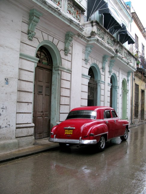 Classic Dodge in Havana Old Town Cuba