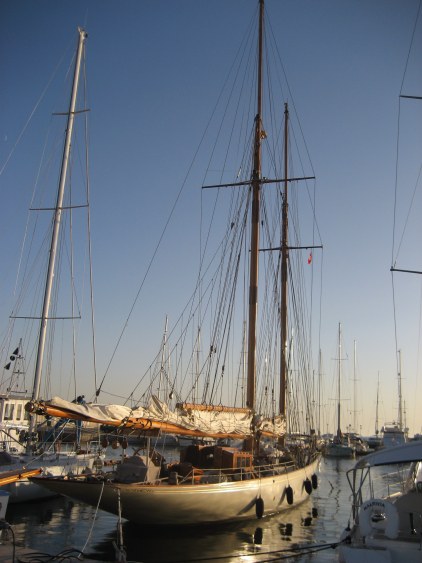 Classic-Schooner in Yasmine Marina Hammamet, Tunisia