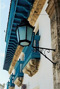 Colourful restored building in Habana Viejo